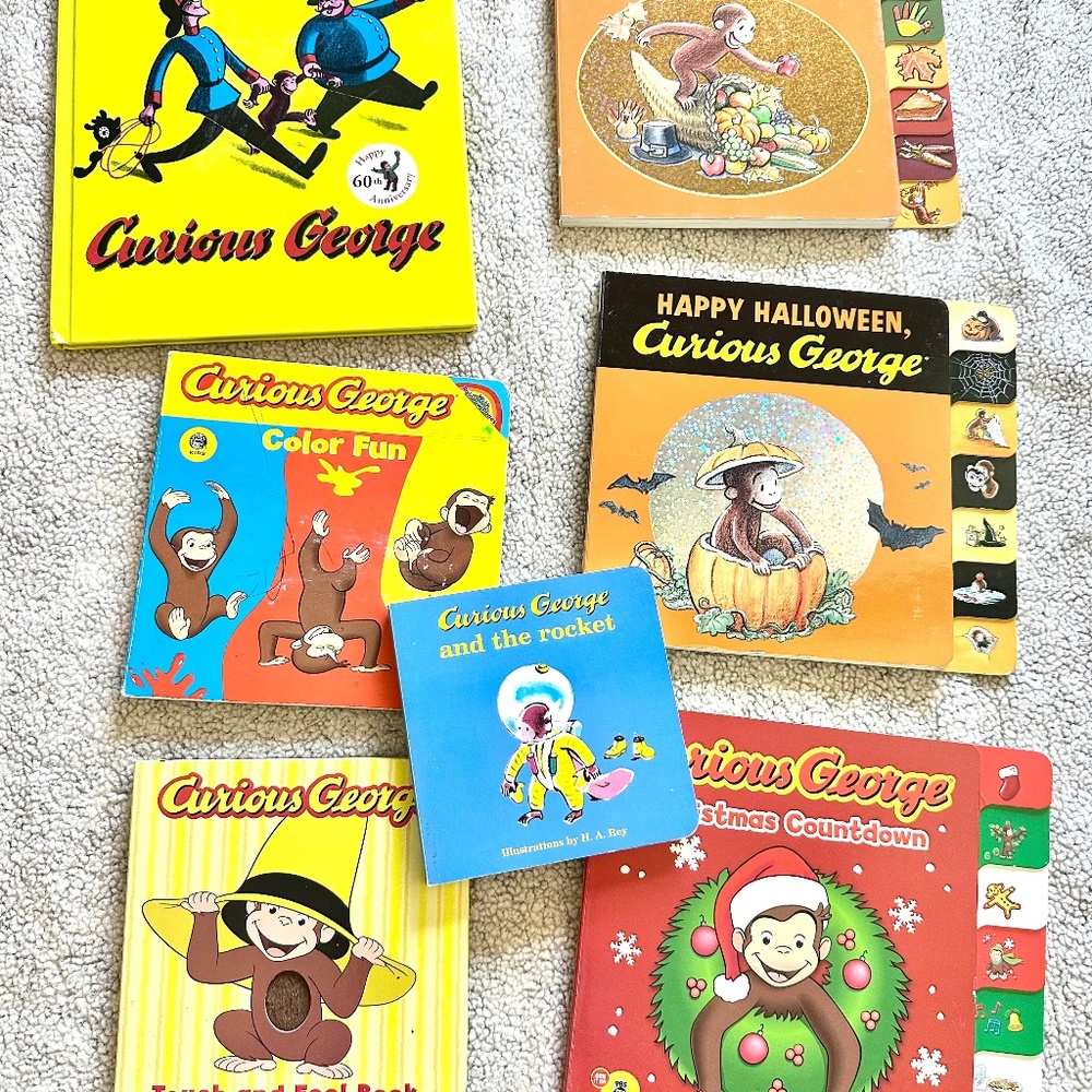 Curious George children's books bundle